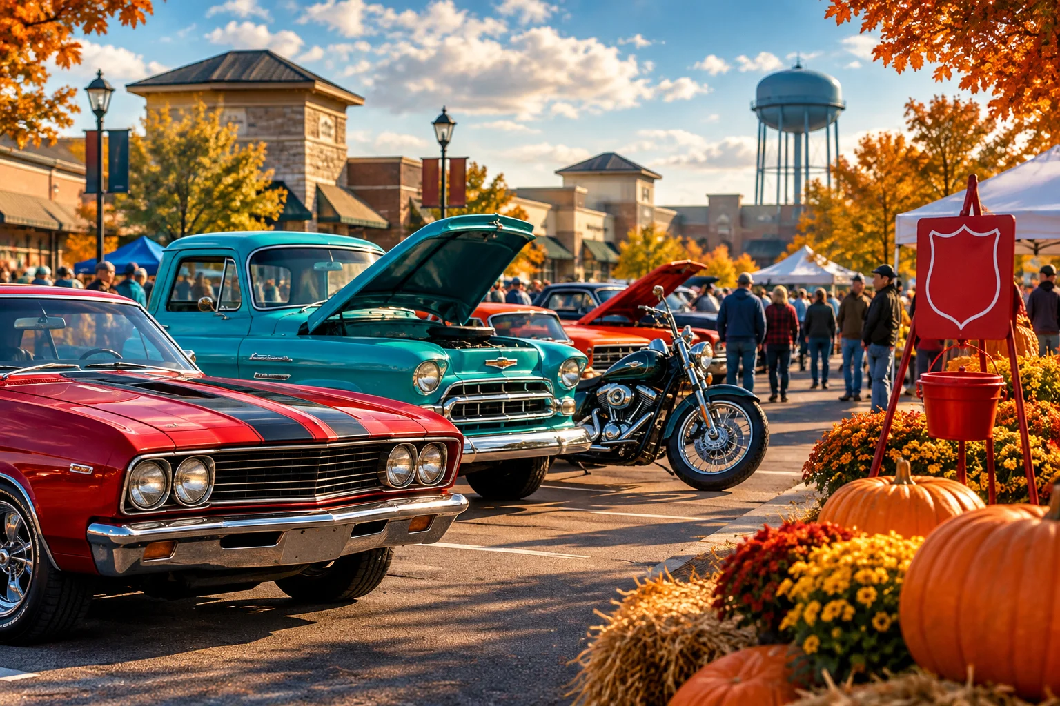 AI-generated editorial illustration for Great Pumpkin Classic Returns to Kensington Valley Outlets to Support Livingston County Salvation Army